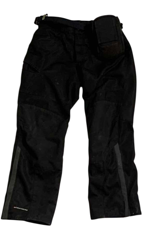 Photo 1 of FIRST GEAR MENS MOTORCYCLE RIDING PANTS SIZE 36S (SHORT) WITH POUCH