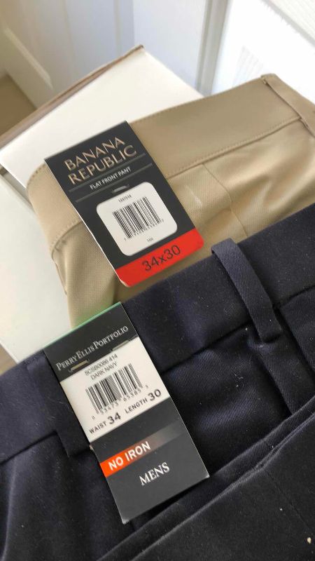 Photo 1 of 3 MENS CHINO PANTS SIZE 34 X 30 NWT
