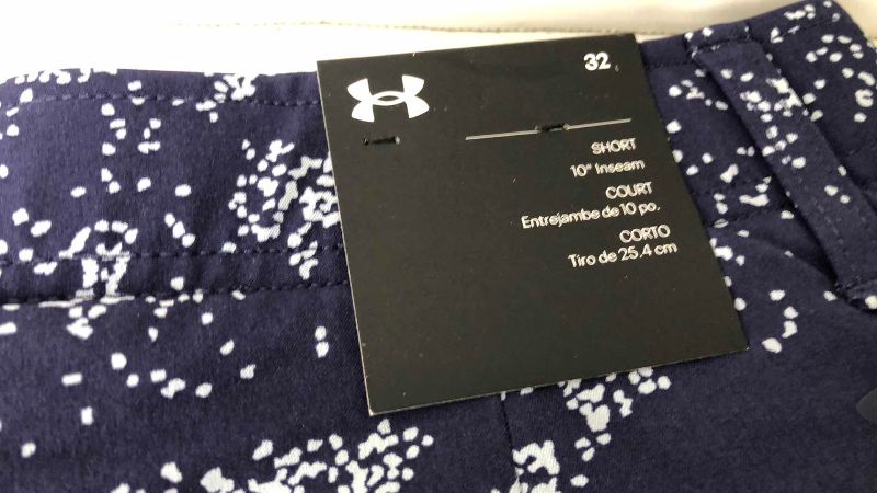 Photo 1 of $70 UNDER ARMOUR GOLF SHORT SIZE 32 NWT