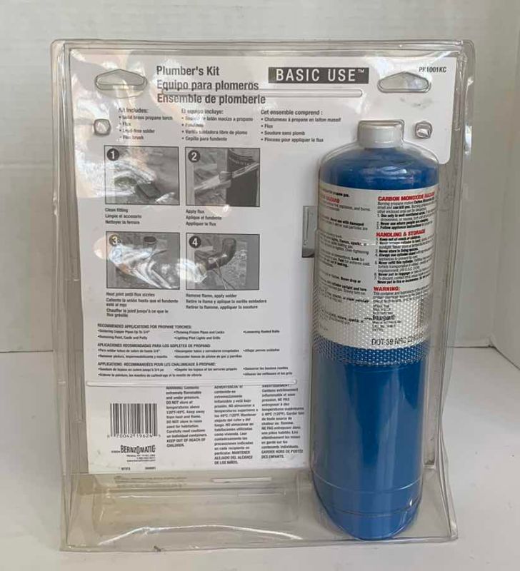 Photo 1 of BENZOMATIC BASIC USE PLUMBING TORCH KIT
