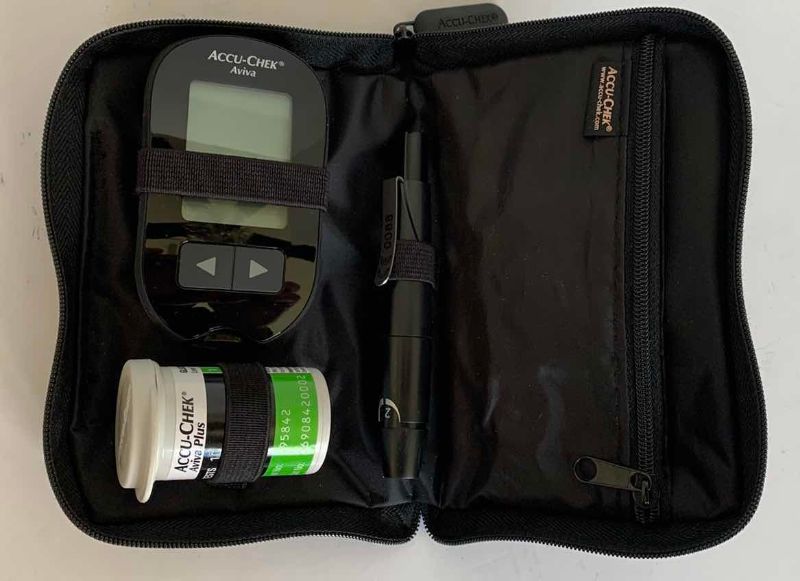 Photo 1 of BLOOD PRESSURE MONITOR & BLOOD SUGAR MONITOR