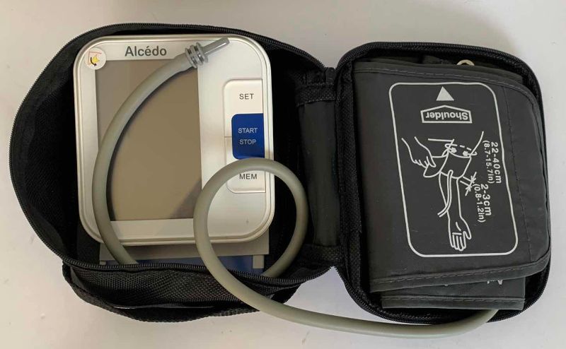 Photo 1 of BLOOD PRESSURE MONITOR & BLOOD SUGAR MONITOR