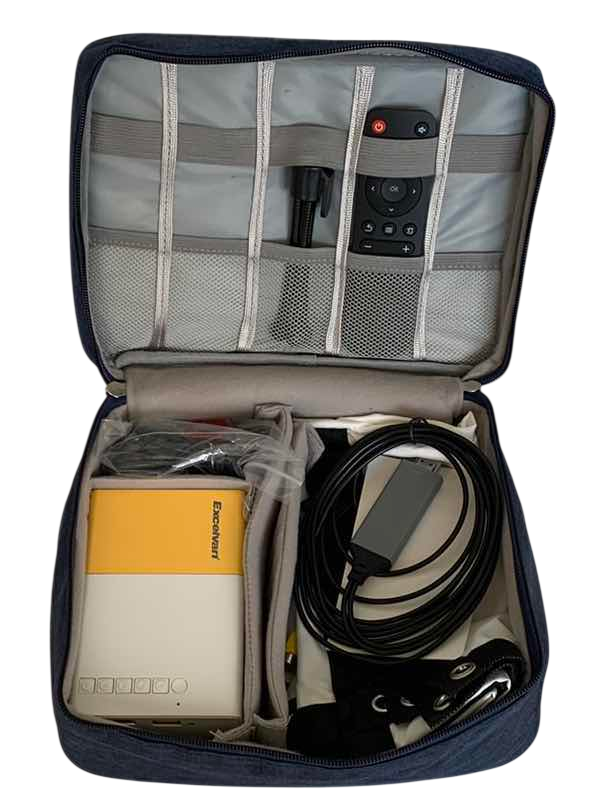 Photo 1 of EXCELVAN PORTABLE PROJECTOR SET IN TRAVEL CASE