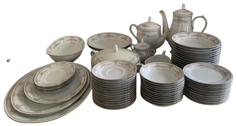 Photo 1 of 68 PIECE NORITAKE PORCELAIN COLLECTION UNDER RC (ROYAL CERAMIC) BRAND MADE IN JAPAN