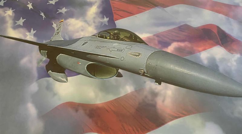 Photo 1 of F-16A PHOTOGRAPH 16” x20”