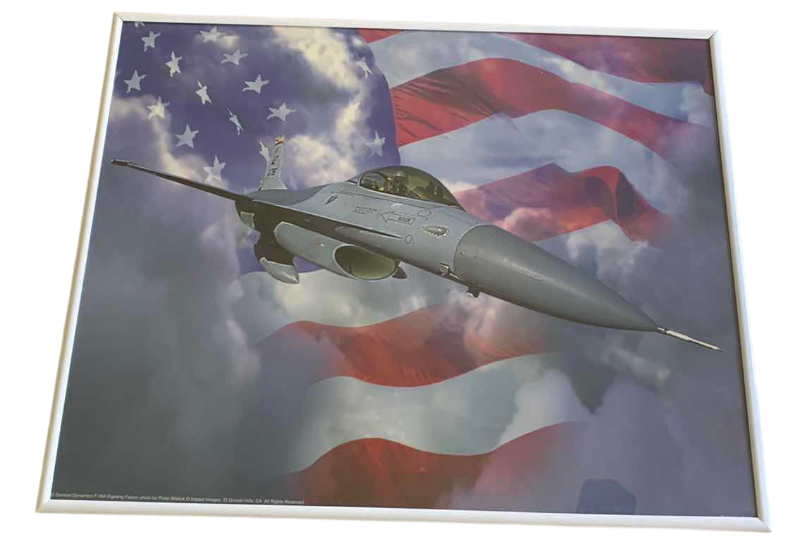 Photo 1 of F-16A PHOTOGRAPH 16” x20”