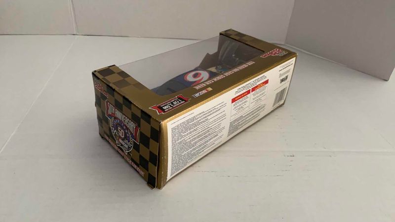 Photo 1 of NASCAR 50TH ANNIVERSARY MARK MARTIN NUMBER 6 RACING CHAMPIONS 1/24 SCALE DIECAST STOCK CAR BANK 1/2500