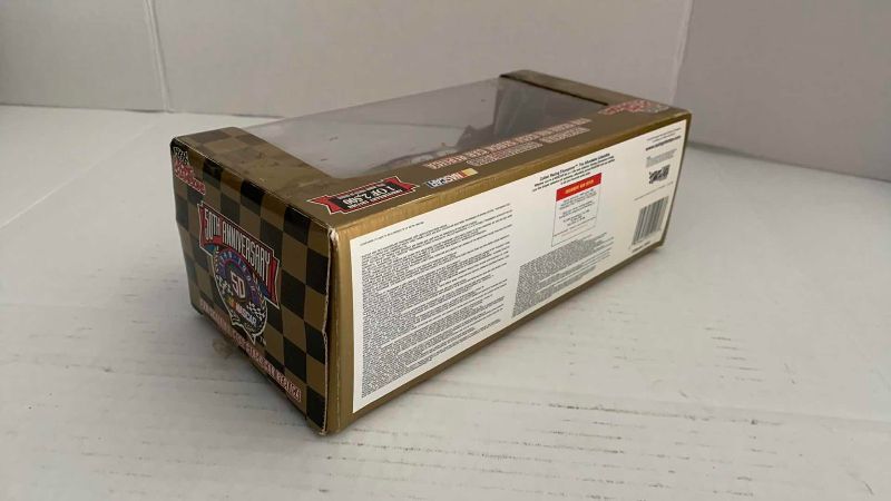 Photo 1 of NASCAR 50TH ANNIVERSARY MONTE CARLO NUMBER 98 RACING CHAMPIONS 1/24 SCALE DIECAST STOCK CAR BANK 1/2500