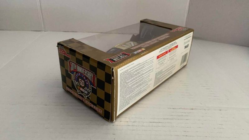 Photo 1 of NASCAR 50TH ANNIVERSARY MICHAEL WALTRIP NUMBER 21 RACING CHAMPIONS 1/24 SCALE DIECAST STOCK CAR BANK 1/2500