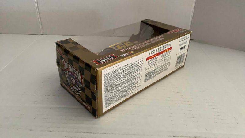 Photo 1 of NASCAR 50TH ANNIVERSARY BILL ELLIOTT NUMBER 94 RACING CHAMPIONS 1/24 SCALE DIECAST STOCK CAR BANK 1/2500