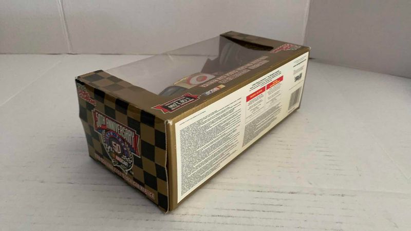 Photo 1 of NASCAR 50TH ANNIVERSARY MARK MARTIN NUMBER 6 RACING CHAMPIONS 1/24 SCALE DIECAST STOCK CAR BANK 1/2500