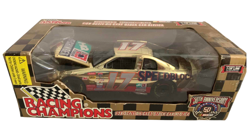 Photo 1 of NASCAR 50TH ANNIVERSARY DARRELL WALTRIP NUMBER 17 RACING CHAMPIONS 1/24 SCALE DIECAST STOCK CAR BANK 1/2500