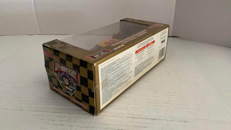 Photo 1 of NASCAR 50TH ANNIVERSARY DAVID GREEN NUMBER 96 RACING CHAMPIONS 1/24 SCALE DIECAST STOCK CAR BANK 1/2500