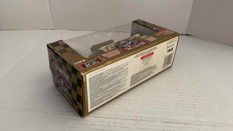 Photo 1 of NASCAR FANS 50TH ANNIVERSARY TONY RAINES NUMBER 19 RACING CHAMPIONS 1/24 SCALE DIECAST STOCK CAR 1/1998