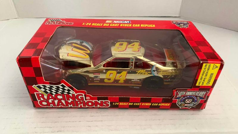 Photo 1 of NASCAR 50Th ANNIVERSARY RACING CHAMPIONS BILL ELLIOTT NUMBER 94 1/24 SCALE DIECAST STOCK CAR