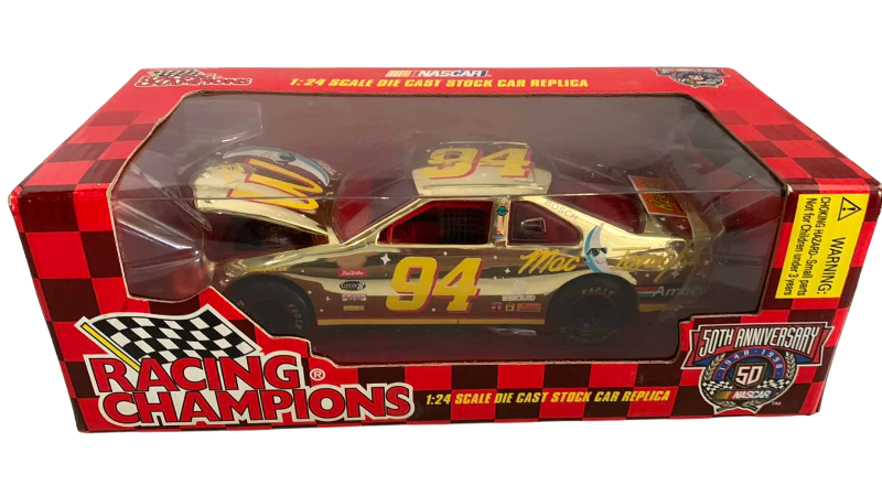 Photo 1 of NASCAR 50Th ANNIVERSARY RACING CHAMPIONS BILL ELLIOTT NUMBER 94 1/24 SCALE DIECAST STOCK CAR