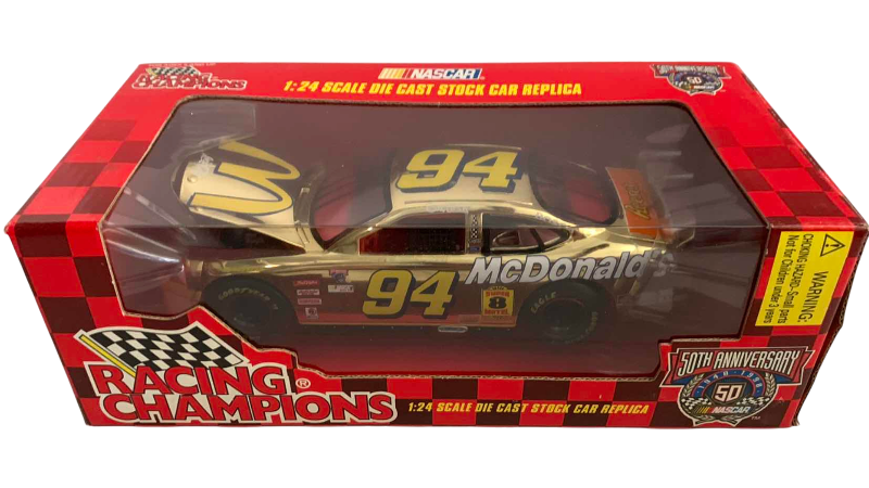 Photo 1 of NASCAR 50Th ANNIVERSARY RACING CHAMPIONS BILL ELLIOTT NUMBER 94 1/24 SCALE DIECAST STOCK CAR