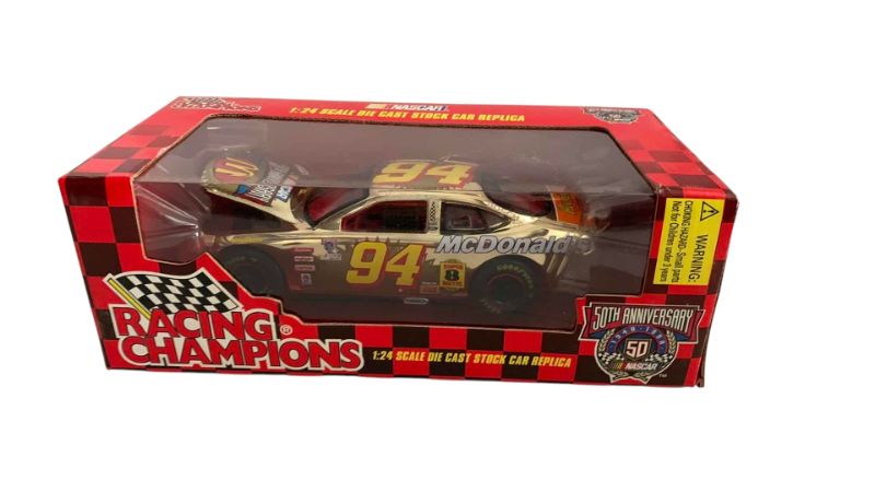 Photo 1 of NASCAR 50Th ANNIVERSARY RACING CHAMPIONS BILL ELLIOTT NUMBER 94 1/24 SCALE DIECAST STOCK CAR