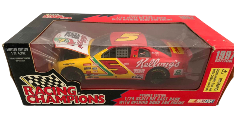 Photo 1 of NASCAR RACING CHAMPIONS 1997 EDITION TERRY LABONTE NUMBER 5 1/24 SCALE DIECAST BANK