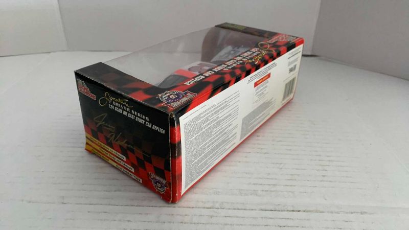 Photo 1 of NASCAR 50TH ANNIVERSARY RACING CHAMPIONS SIGNATURE DRIVER SERIES JERRY NADEAU NUMBER 13 1/24TH SCALE DIECAST STOCK CAR REPLICA
