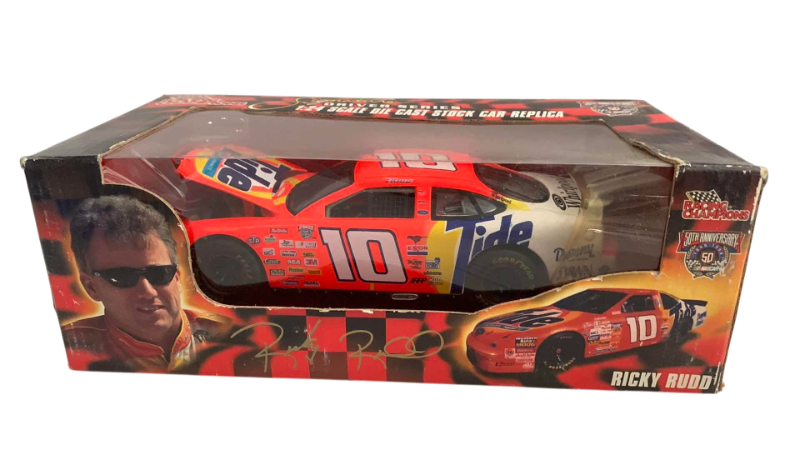 Photo 1 of NASCAR 50TH ANNIVERSARY RACING CHAMPIONS SIGNATURE DRIVER SERIES PHIL RUDD NUMBER 10 1/24TH SCALE DIECAST STOCK CAR REPLICA