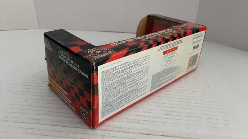 Photo 1 of NASCAR 50TH ANNIVERSARY RACING CHAMPIONS SIGNATURE DRIVER SERIES JEFF BURTON, NUMBER 99 1/24TH SCALE DIECAST STOCK CAR REPLICA