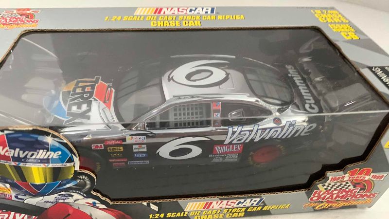 Photo 1 of NASCAR RACING CHAMPIONS ORIGINALS 10TH ANNIVERSARY NUMBER SIX 1/24 SCALE DIECAST DOLAR REPLICA CHASE CAR 1/2499 ISSUE NUMBER C6