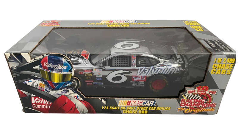Photo 1 of NASCAR RACING CHAMPIONS ORIGINALS 10TH ANNIVERSARY NUMBER SIX 1/24 SCALE DIECAST DOLAR REPLICA CHASE CAR 1/2499 ISSUE NUMBER C6