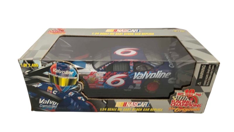 Photo 1 of NASCAR RACING CHAMPIONS ORIGINALS 10TH ANNIVERSARY NUMBER SIX 1/24 SCALE DIECAST REPLICA STOCK CAR 1/2499