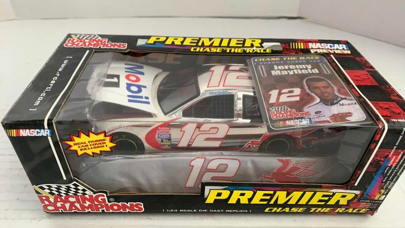 Photo 1 of NASCAR PREVIEW RACING CHAMPIONS PREMIER CHASE THE RACE JEREMY MAYFIELD NUMBER 12 1/24 SCALE DIECAST REPLICA