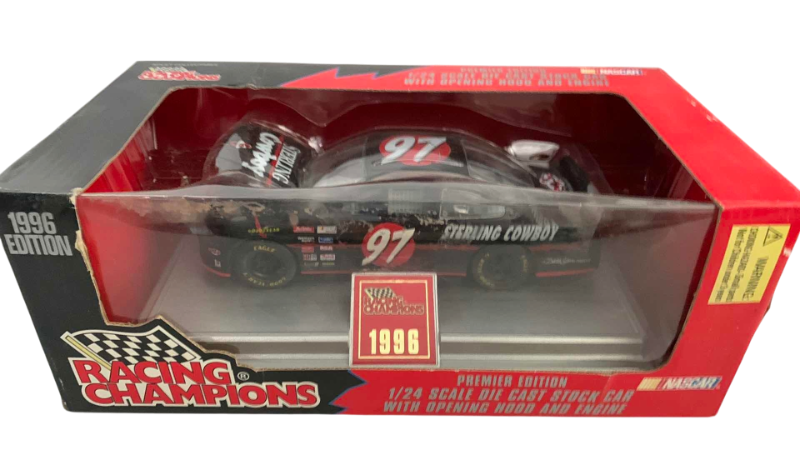 Photo 1 of NASCAR RACING CHAMPIONS 1996 PREMIER EDITION CHAD LITTLE NUMBER 97 1/24 SCALE DIECAST STOCK CAR