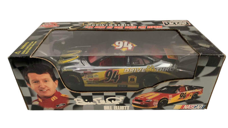 Photo 1 of NASCAR RACING CHAMPIONS 10TH ANNIVERSARY SIGNATURE DRIVER SERIES BILL ELLIOTT NUMBER 94 1/24 SCALE DIECAST STOCK CAR REPLICA 1/2499