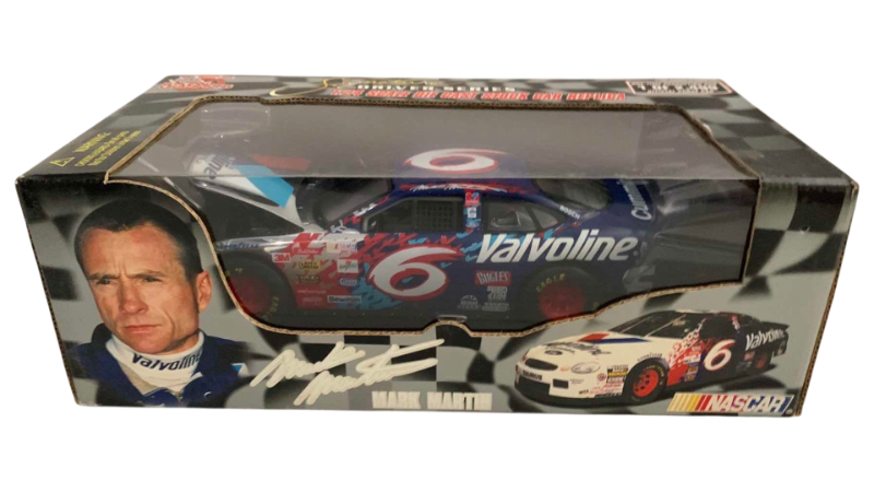 Photo 1 of NASCAR RACING CHAMPIONS 10TH ANNIVERSARY SIGNATURE DRIVER SERIES MARK MARTIN NUMBER 6 1/24 SCALE DIECAST STOCK CAR REPLICA 1/2499