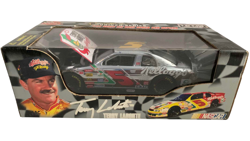 Photo 1 of NASCAR RACING CHAMPIONS 10TH ANNIVERSARY SIGNATURE DRIVER SERIES TERRY LABONTE NUMBER 5 1/24 SCALE DIECAST STOCK CAR REPLICA 1/2499