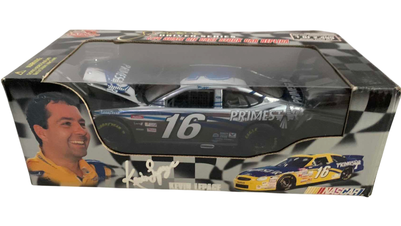 Photo 1 of NASCAR RACING CHAMPIONS 10TH ANNIVERSARY SIGNATURE DRIVER SERIES KEVIN LEPAGE NUMBER 16 24 SCALE DIECAST STOCK CAR REPLICA 1/2499