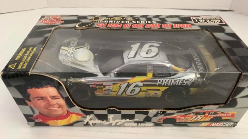 Photo 1 of NASCAR RACING CHAMPIONS 10TH ANNIVERSARY SIGNATURE DRIVER SERIES KEVIN LEPAGE NUMBER 16 24 SCALE DIECAST STOCK CAR REPLICA 1/2499