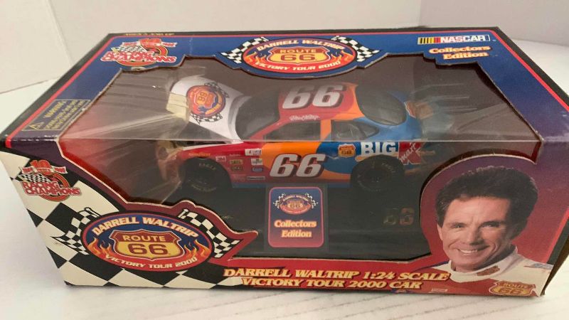 Photo 1 of NASCAR RACING CHAMPIONS 10TH ANNIVERSARY ROUTE 66 VICTORY TOUR 2000 COLLECTORS EDITION DARRELL WALTRIP NUMBER 66 1/24 SCALE CAR
