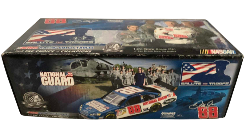 Photo 1 of NASCAR ACTION RACING COLLECTIBLES NATIONAL GUARD DALE EARNHARDT JUNIOR NUMBER 88 1/24 SCALE CAR ONE OF 1888