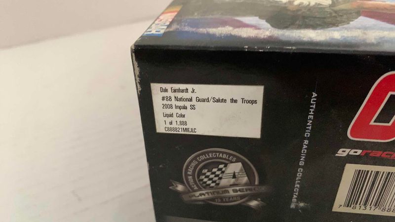 Photo 1 of NASCAR ACTION RACING COLLECTIBLES NATIONAL GUARD DALE EARNHARDT JUNIOR NUMBER 88 1/24 SCALE CAR ONE OF 1888