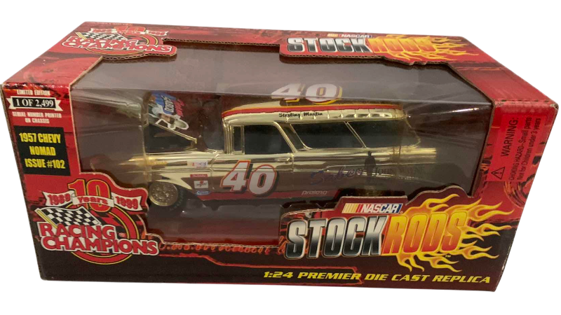 Photo 1 of NASCAR RACING CHAMPIONS 10TH ANNIVERSARY STOCK RODS 1957 CHEVY NOMAD ISSUE NUMBER 102 1/24TH SCALE