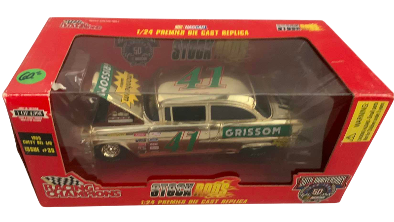 Photo 1 of NASCAR 50TH ANNIVERSARY STOCK RODS 1955 CHEVY BELAIR ISSUE NUMBER 35 1/24 scale