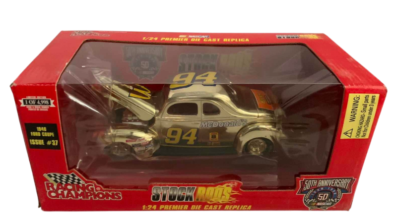 Photo 1 of NASCAR 50TH ANNIVERSARY RACING CHAMPIONS STOCK RODS 1940 FORD COUPE ISSUE NUMBER 37 1/24 SCALE