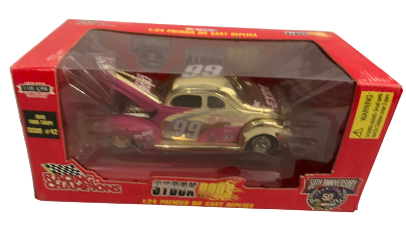 Photo 1 of NASCAR 50TH ANNIVERSARY, RACING CHAMPIONS STOCK RODS 1940 FORD COUPE ISSUE NUMBER 42 1/24 SCALE