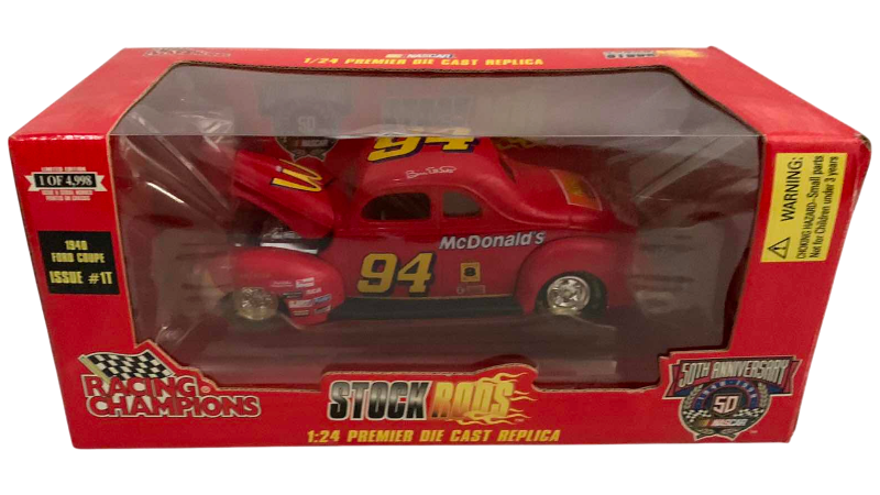 Photo 1 of NASCAR RACING CHAMPIONS STOCK RODS 1940 FORD COUPE ISSUE NUMBER 1T 1/24 SCALE