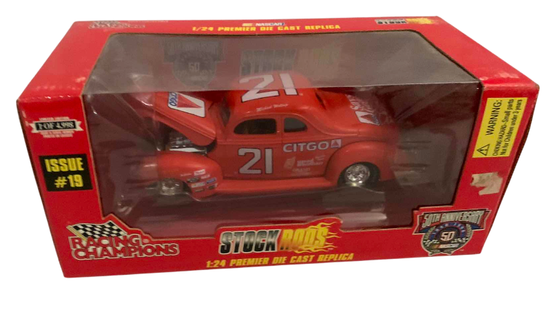 Photo 1 of NASCAR 50TH ANNIVERSARY RACING CHAMPIONS STOCK RODS ISSUE NUMBER 19 1/24 SCALE
