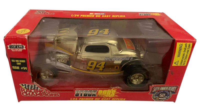 Photo 1 of NASCAR 50TH ANNIVERSARY RACING CHAMPIONS STOCK RODS 1933 FORD HIGHBOY COUPE ISSUE NUMBER 54 1/24 SCALE