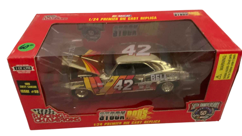 Photo 1 of NASCAR 50TH ANNIVERSARY RACING CHAMPION STOCK RODS 1969 CHEVY CAMARO ISSUE NUMBER 68 1/24 SCALE