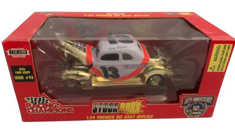 Photo 1 of NASCAR 50TH ANNIVERSARY RACING CHAMPIONS STOCK RODS 1940 FORD COUPE NUMBER 43 1/24 SCALE