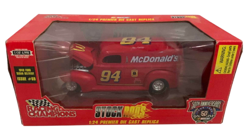 Photo 1 of NASCAR 50TH ANNIVERSARY RACING CHAMPIONS STOCK RODS 1940 FORD SEDAN DELIVERY ISSUE NUMBER 69 1/24 SCALE