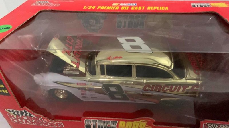 Photo 1 of NASCAR 50TH ANNIVERSARY RACING CHAMPIONS STOCK RODS 1955 CHEVY BELAIR ISSUE NUMBER 49 1/24 SCALE